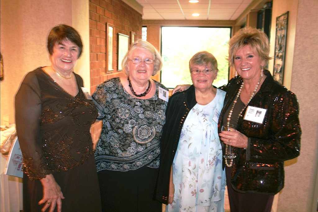 Kathy Radewan Benjamin, Kathy Carey Heidorn, Gretchen Jensen Hammer and Angie Dillner Rudin