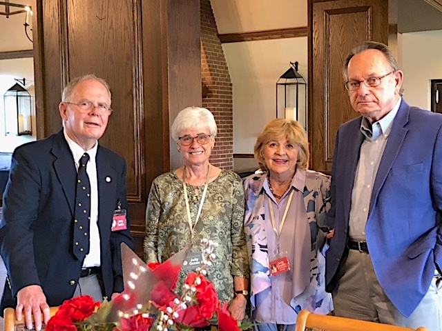 Jerry Teska, Judy Oesau, Judy Cloutier Horvath and Bill Horvath