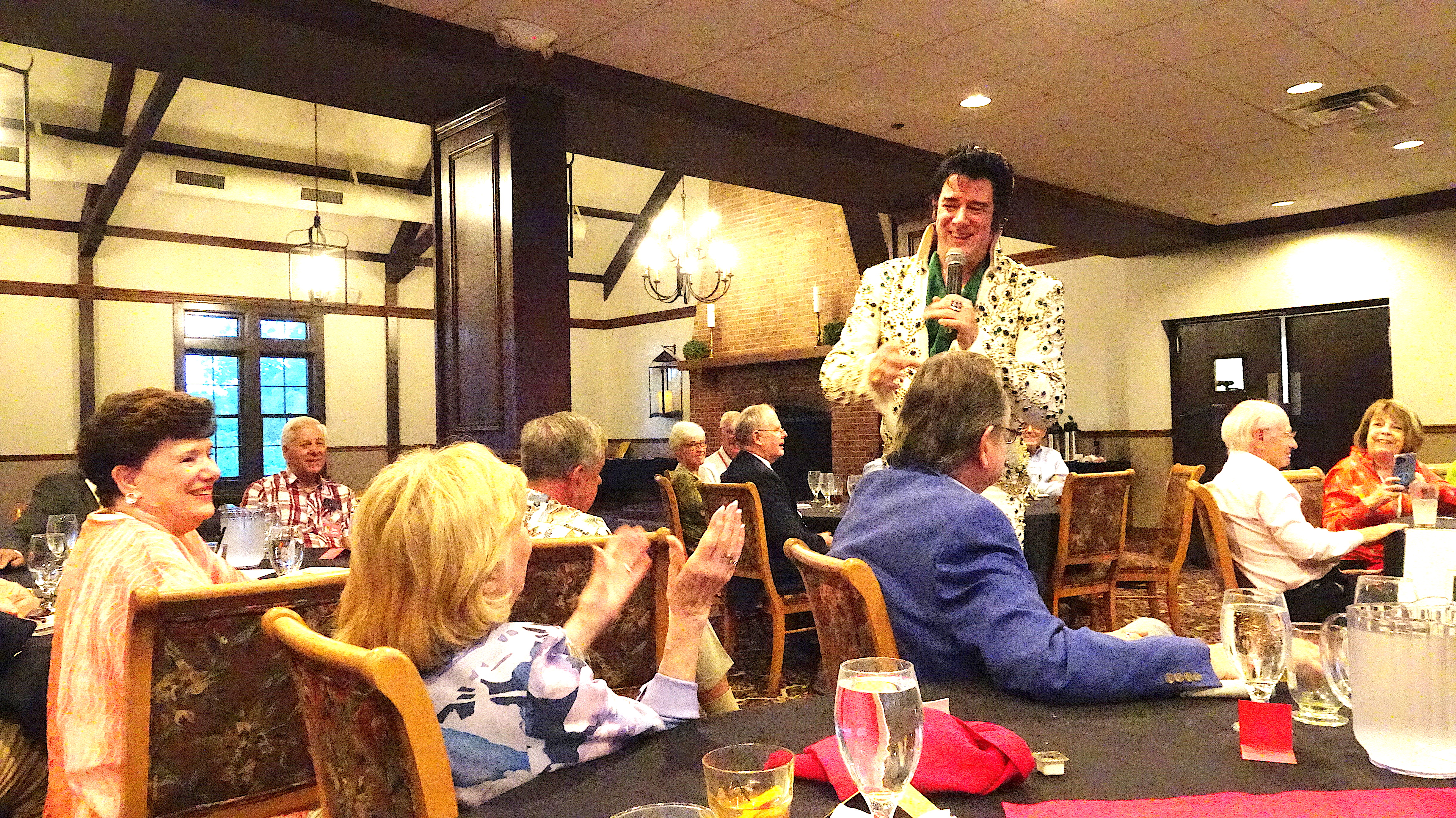 Our entertainment:  John Van Thiel--The Voice of Elvis