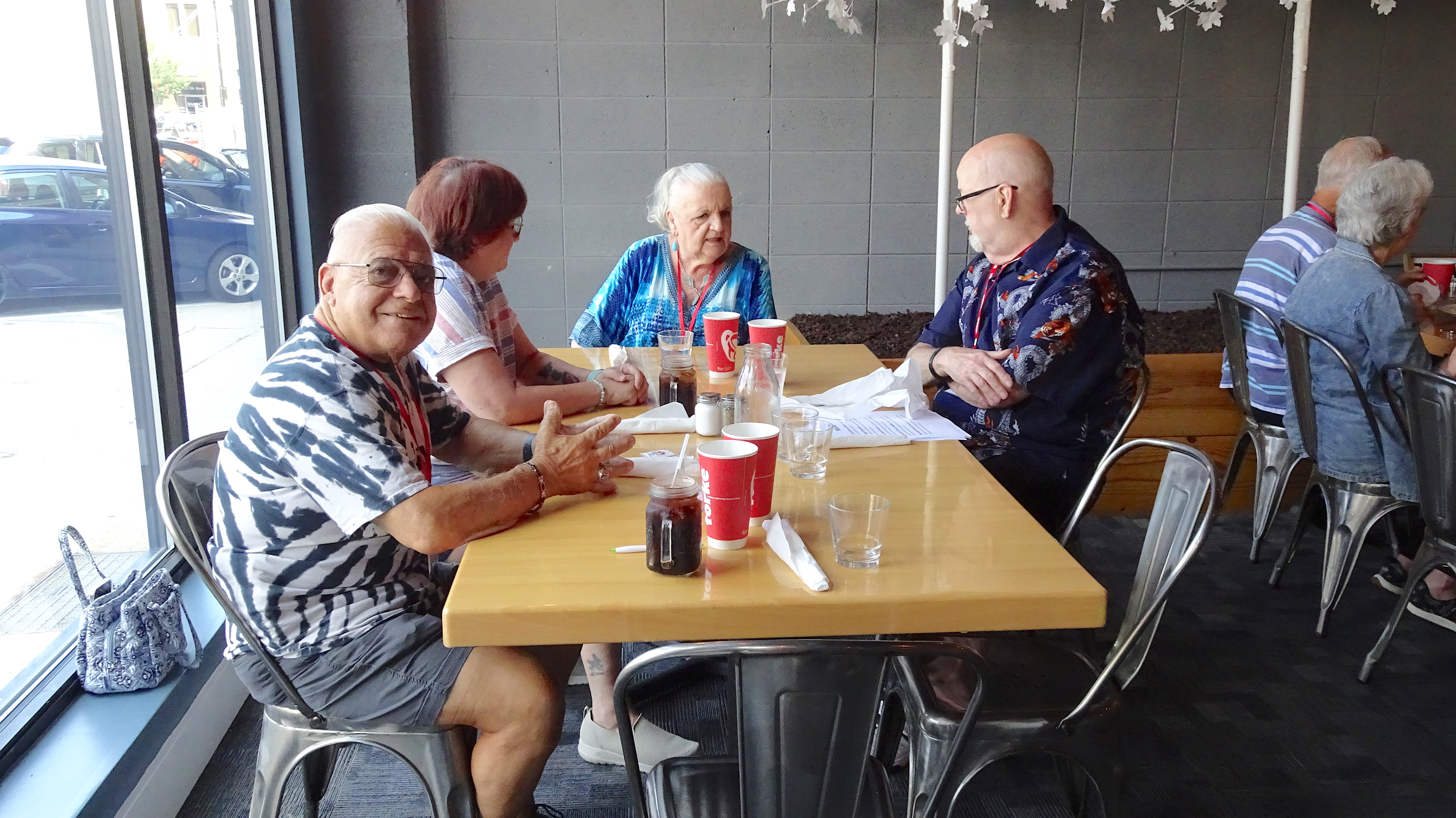 Dave & Connie Litrenta with Roberta Petersen and Mike Burns.